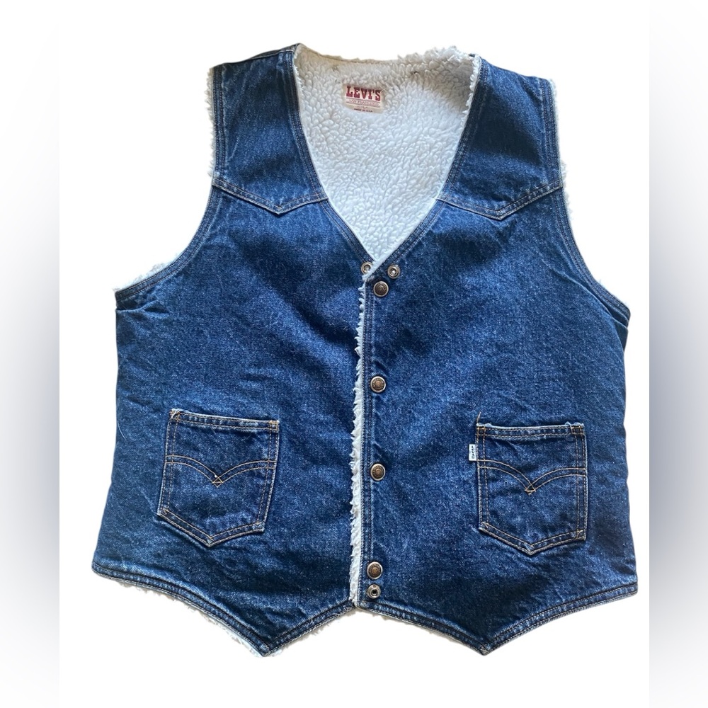 Vintage Levi's San Francisco made in USA Denim Vest